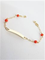 Bracciale IGold Bambino in Oro giallo Corallo BR44301200900 - BR44301200900